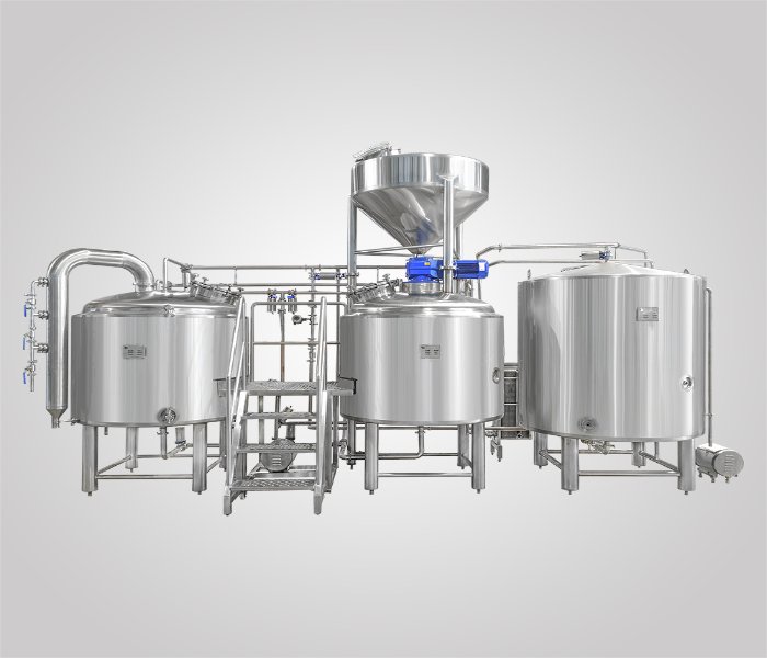 stainless steel manual two vessels steam heated brewhouse brewery equipment